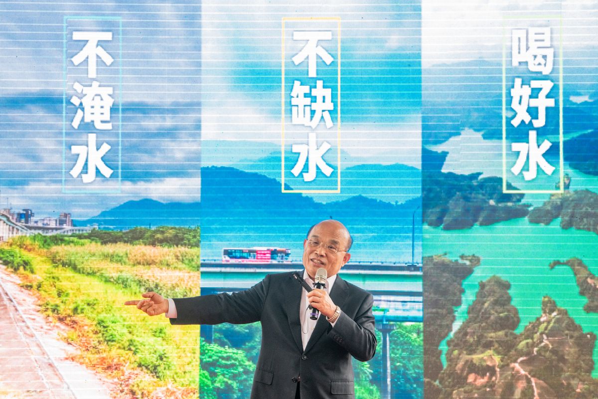 ▲行政院長蘇貞昌今（30）日表示，歡迎與中國之間的交流，但希望不要有政治目的。（圖／行政院提供）