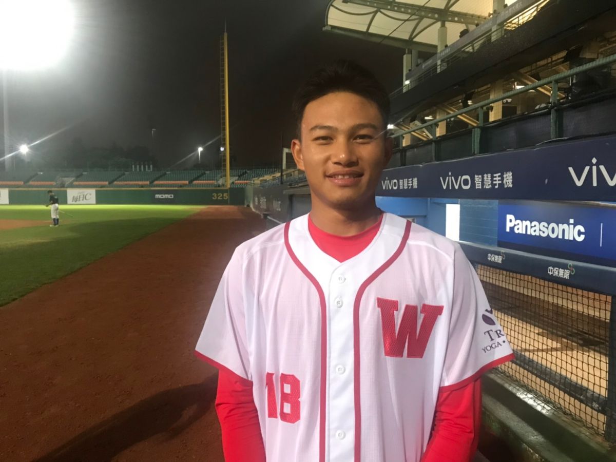 ▲味全龍隊徐若熙投手。（圖／記者雷明正攝影）