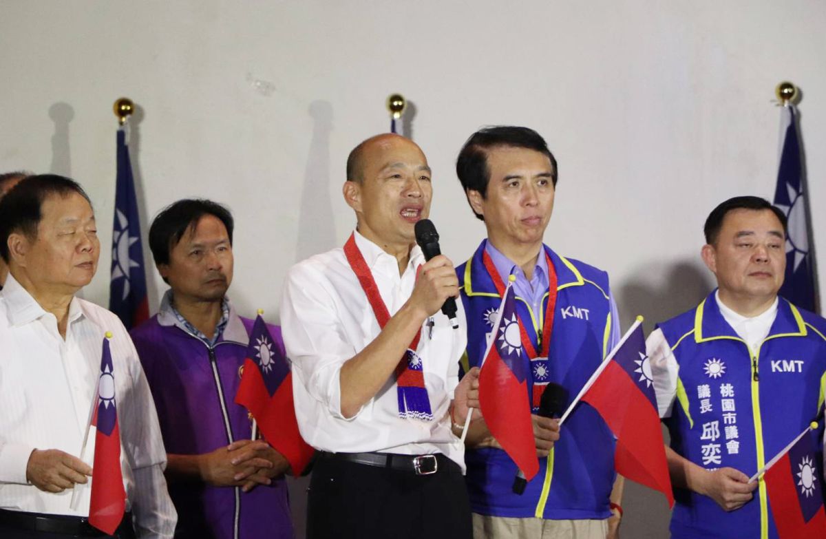 ▲韓國瑜說，他最害怕的是我們台灣人把大腦給裹起來，「尤其是下一代年輕人，一旦把大腦裹起來，這個世界會忘記台灣，台灣也會忘記世界。」（圖／記者李春台攝, 2019.10.31）
