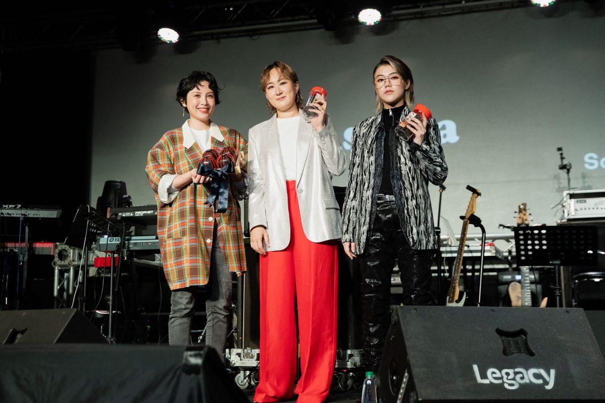 ▲鮮于貞娥、與So!YoON! 一起來台舉辦演唱會，魏如萱驚喜探班。（圖／Little M Live提供）