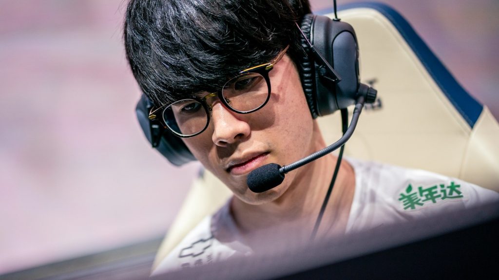 IG上路選手TheShy表現優異，助隊擊敗GRF挺進四強。   圖：翻攝自LoL eSports Photo Flickr