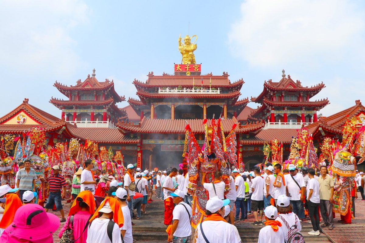 新營太子宮歡慶太子爺聖誕。（圖／翻攝自新營太子宮粉專）