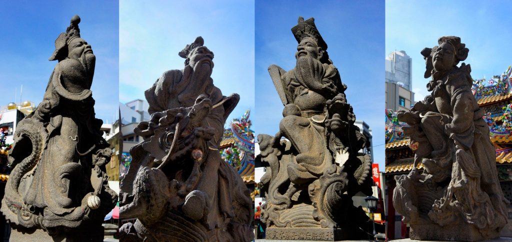 北港朝天宮四海龍王石雕。（圖／翻攝自臺灣廟宇與神尊欣賞粉專）