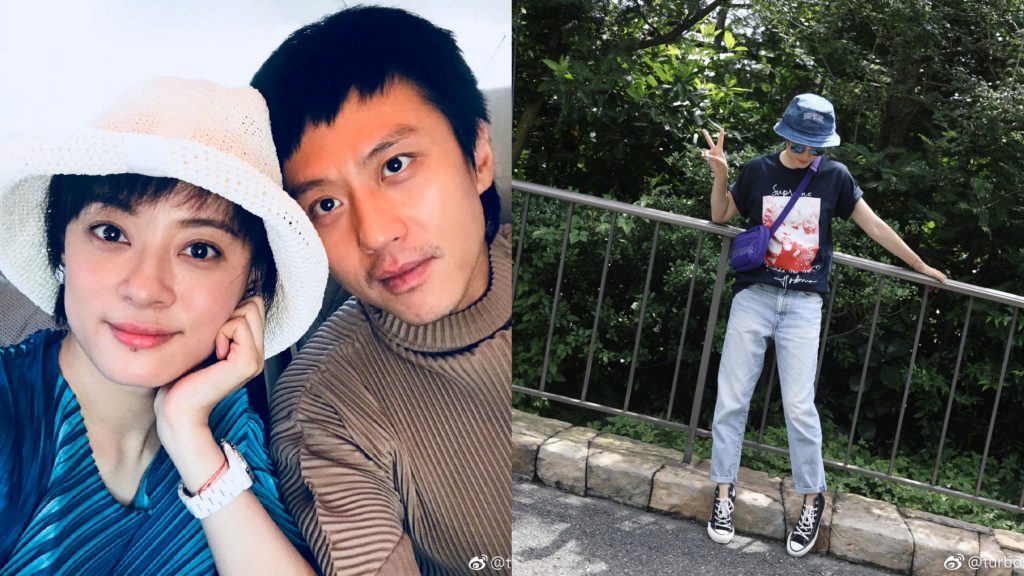 ▲孫儷會帶全家人一起健身。（圖／turbosun微博）