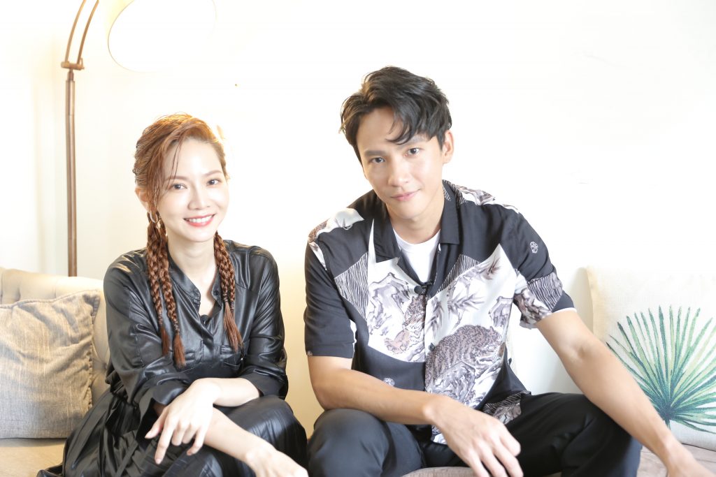 ▲曾之喬（左）與曹晏豪宣傳電影《聖人大盜》接受「姊妹淘」專訪。（圖／姊妹淘）