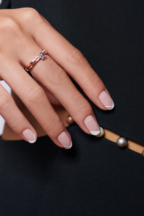 ▲法式指甲經典又耐看。（圖／OPI）