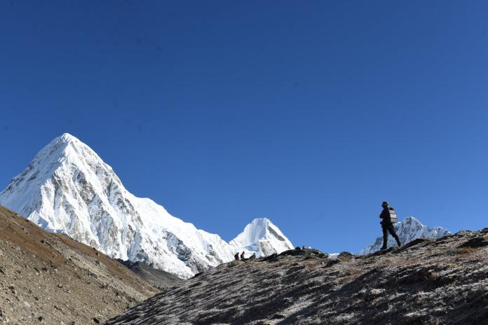 尼泊爾最著名的健行步道就是通往聖母峰基地營（Everest Base Camp）的路線，被稱為是登山者一生必朝聖之地。（圖｜敏敏/攝界 敏平方提供）