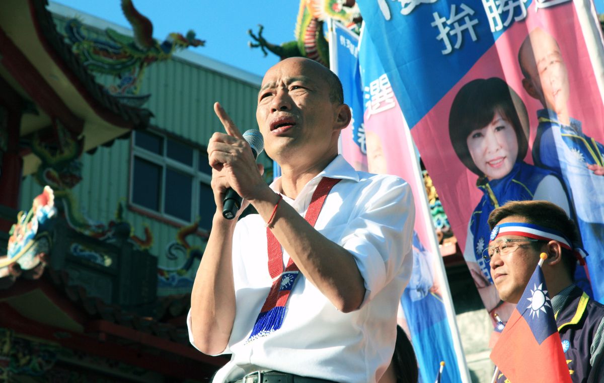 ▲韓國瑜今天呼籲，大家一定全力把選票集中，把小矛盾放掉，爭取大團結，小小的不愉快或小牢騷，通通丟垃圾桶。（圖／記者李春台攝, 2019.11.01）