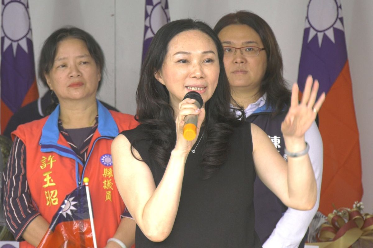 ▲韓國瑜老婆李佳芬也馬不停蹄出席活動輔選。（圖／NOWnews資料照片）