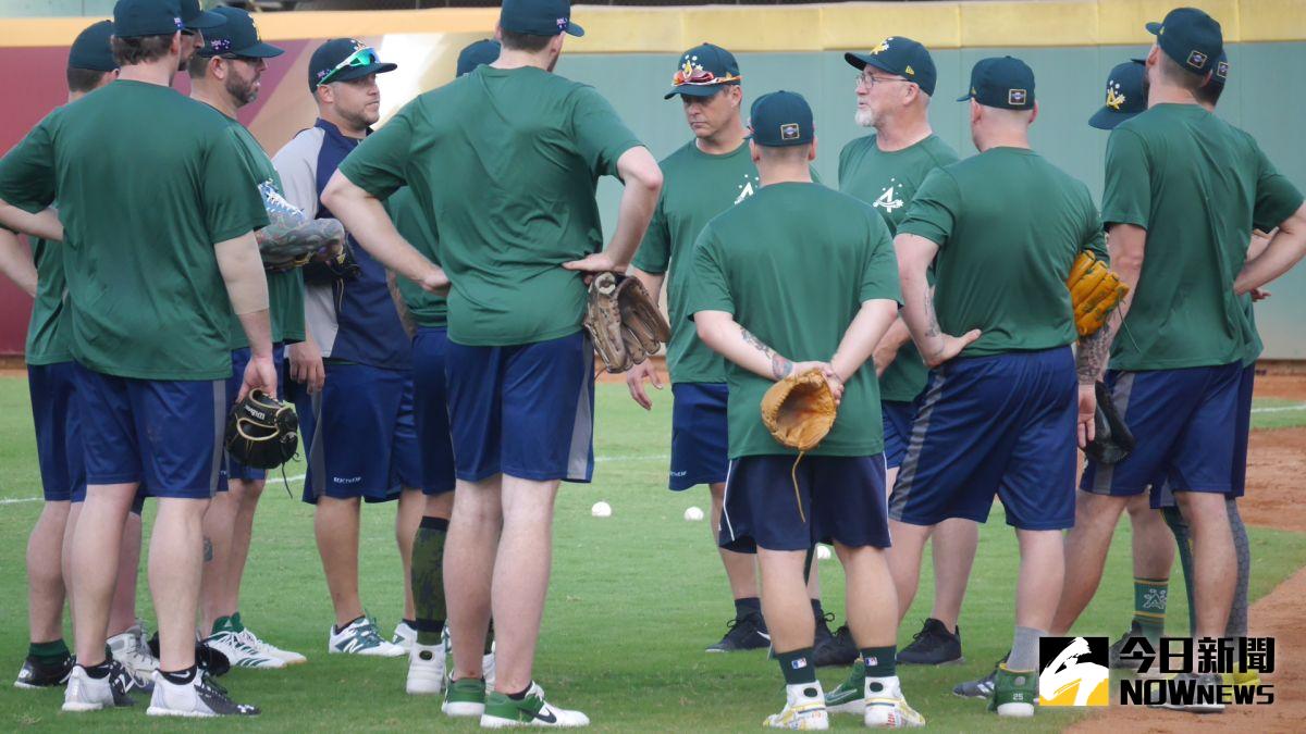 澳洲隊封鎖委內瑞拉。（圖／吳政紘攝）