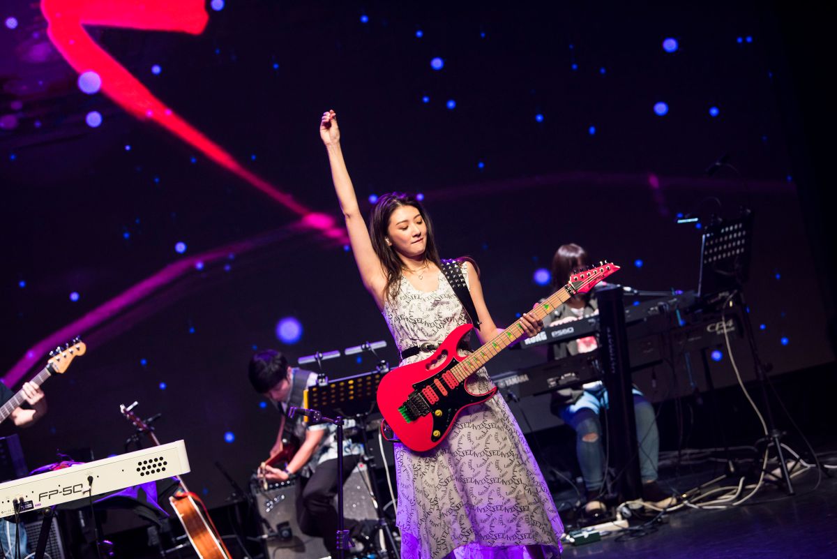 ▲林逸欣舉辦生日音樂會。（圖／旋轉娛樂提供）