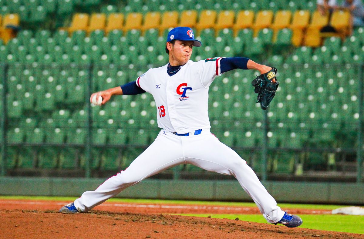 ▲世界12強棒球錦標賽，中華隊投手張奕。（圖／記者葉政勳攝 , 2019.11.02）