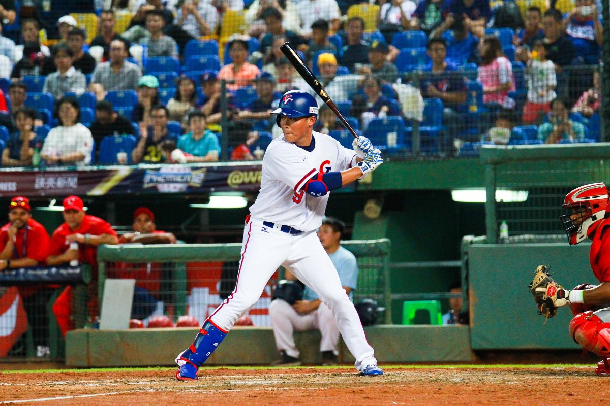 ▲世界12強棒球錦標賽，中華隊外野手王柏融。（圖／記者葉政勳攝 , 2019.11.02）