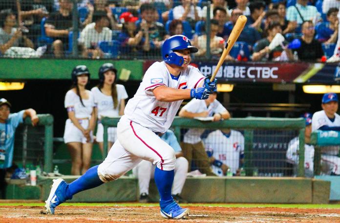 ▲世界棒球12強中華隊捕手張進德。（圖／記者葉政勳攝）