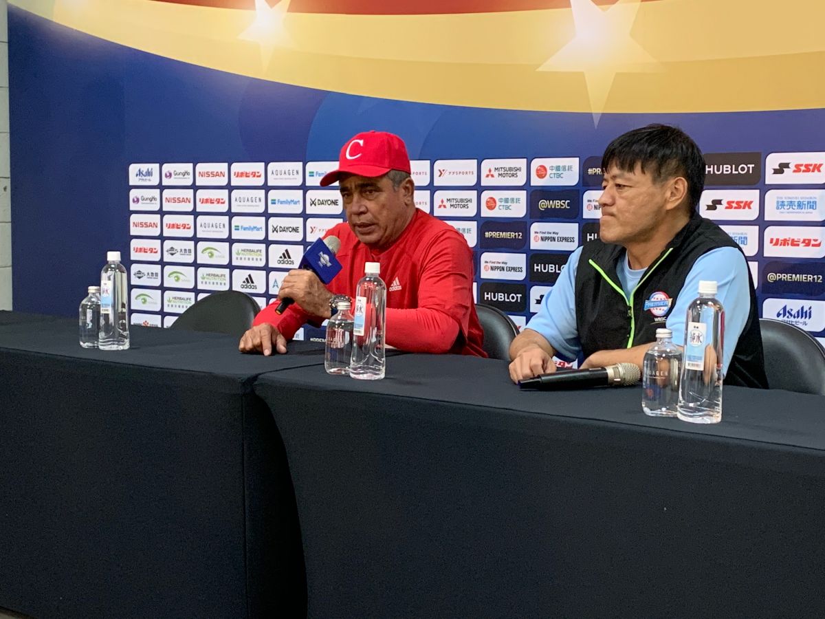 12強古巴隊教頭Miguel Borroto。（圖／吳政紘攝）