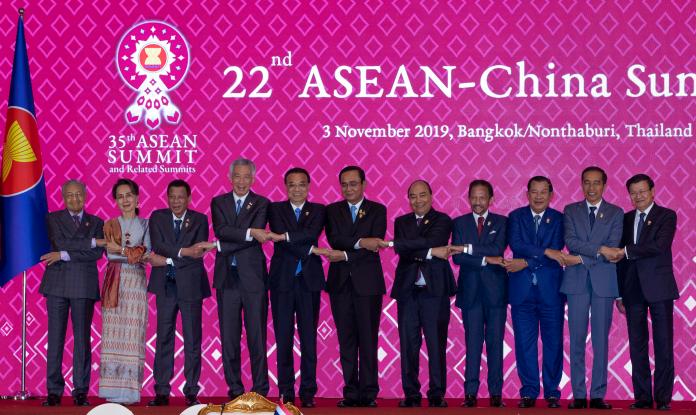 ▲東協峰會於泰國首都曼谷舉行。（圖／美聯社／達志影像）