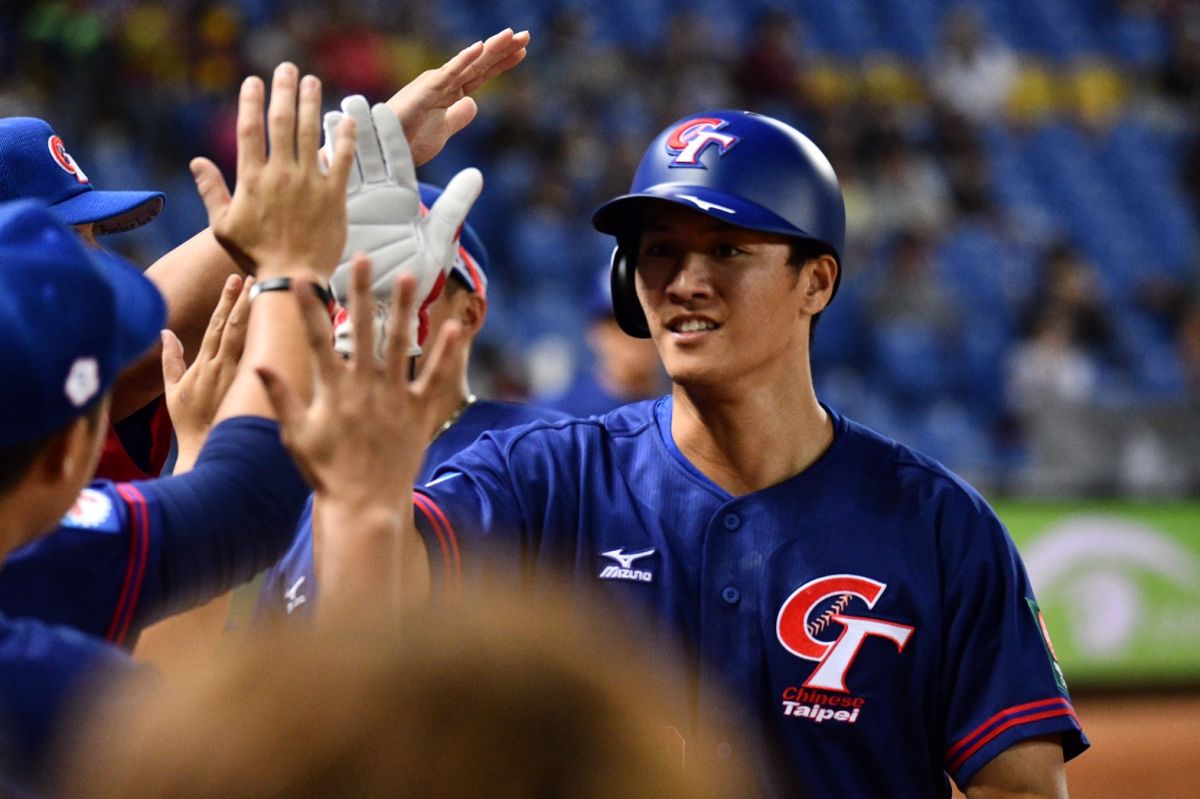 中華隊打者蘇智傑。（圖／林柏年攝）