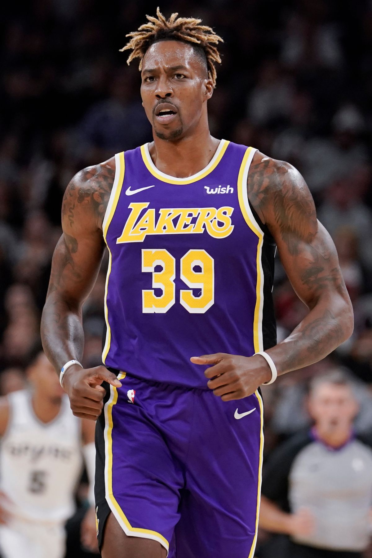 湖人中鋒Dwight Howard。（圖／美聯社／達志影像）