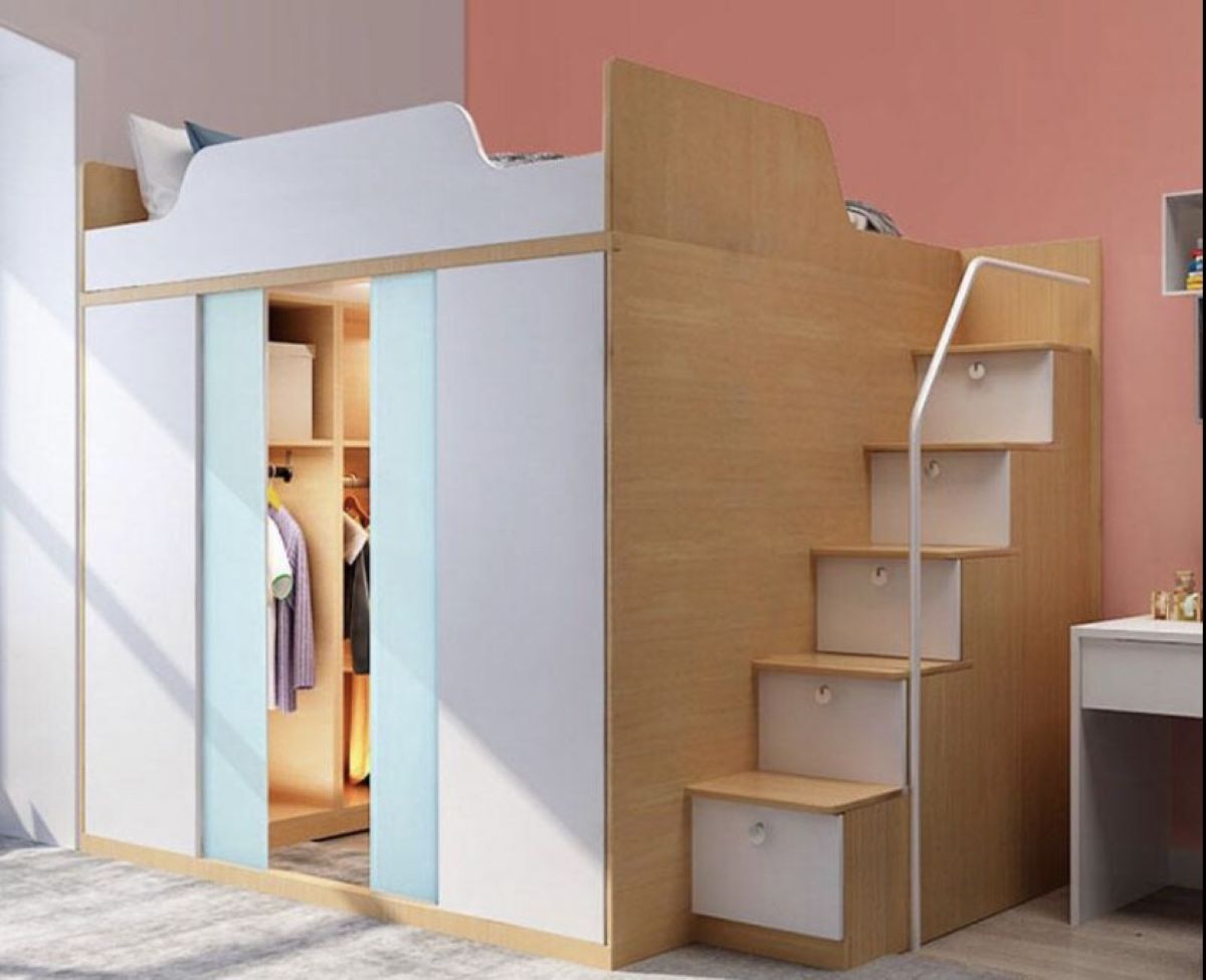 ▲日前有網友指出，感覺衣櫃床感覺相當實用，對此就引來許多行家曝光缺陷。（圖／取自 PTT ）