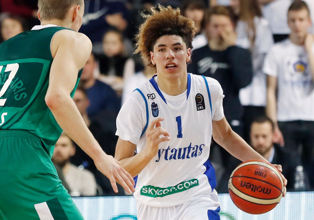 LaMelo Ball。（圖／美聯社／達志影像）