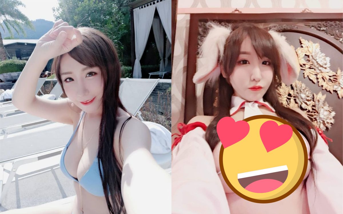 ▲爆乳網紅星野優因參加節目《我愛黑澀會》走紅。（圖／翻攝臉書） 