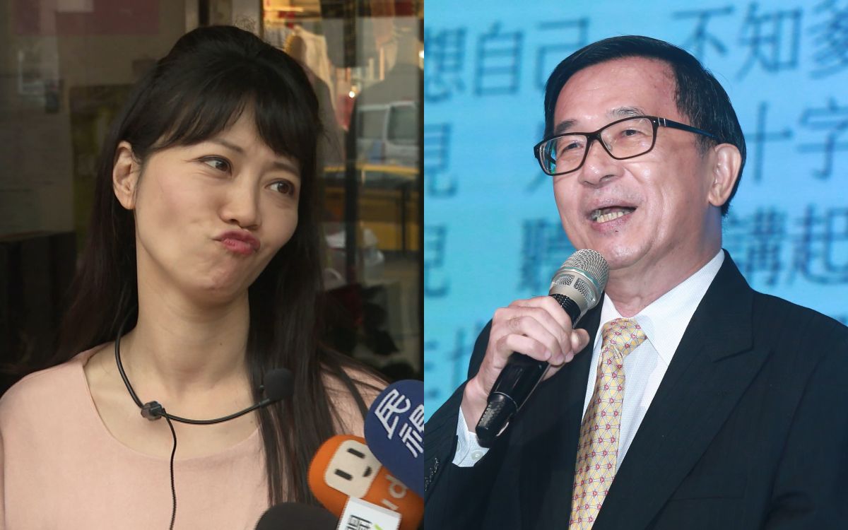▲前總統陳水扁開嗆高嘉瑜。（圖／NOWnews資料照片）