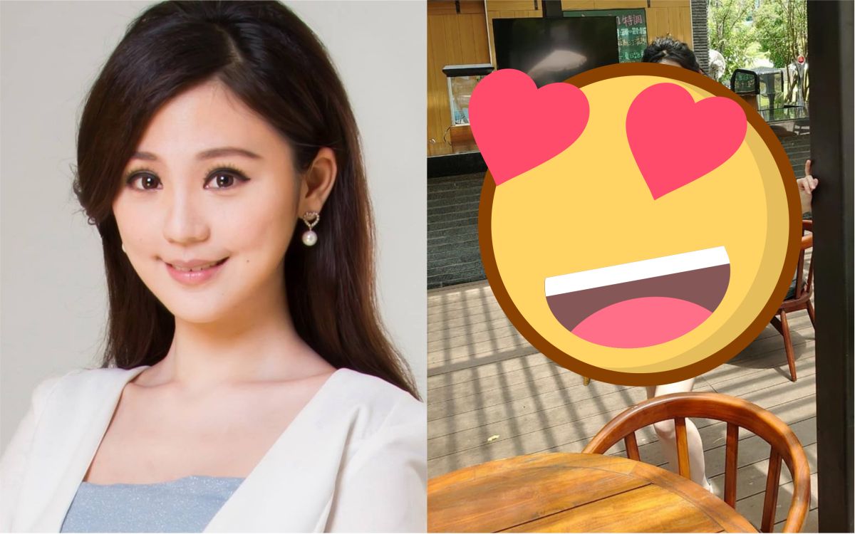 ▲主播吳依潔（左圖）消失螢光幕多年，近照曝光。（圖／翻攝臉書）