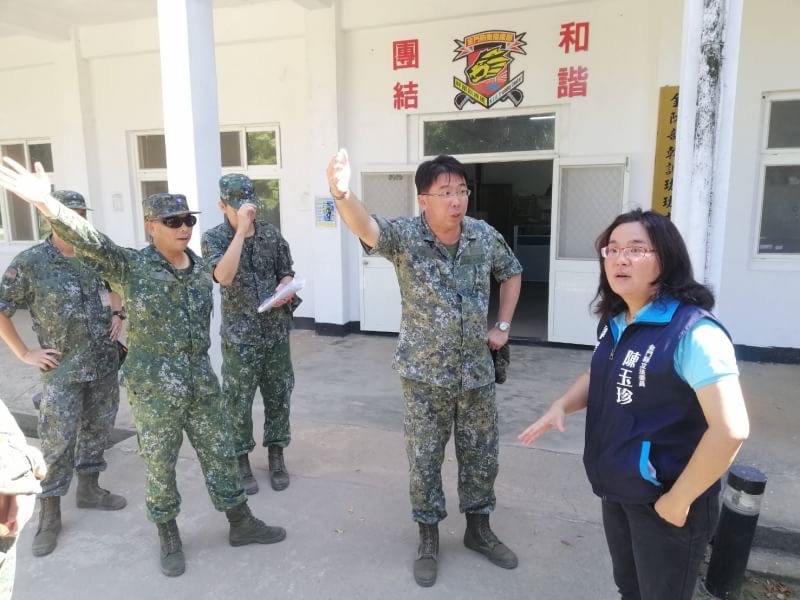 ▲經立委陳玉珍居中協調，國防部同意在烈嶼鄉增設新兵訓練中心。（圖／陳玉珍立委服務處提供）