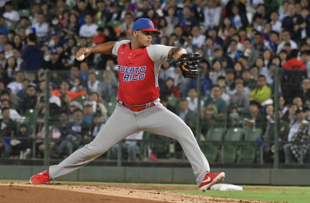 波多黎各投手Fernando Cruz。（圖／葉政勳攝）