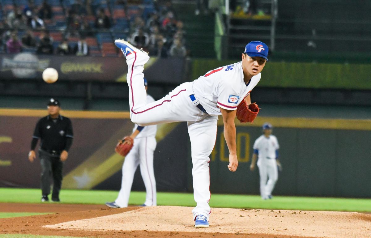 ▲世界棒球12強中華隊首戰面對波多黎各，先發投手江少慶。（圖／記者葉政勳攝 , 2019.11.05）