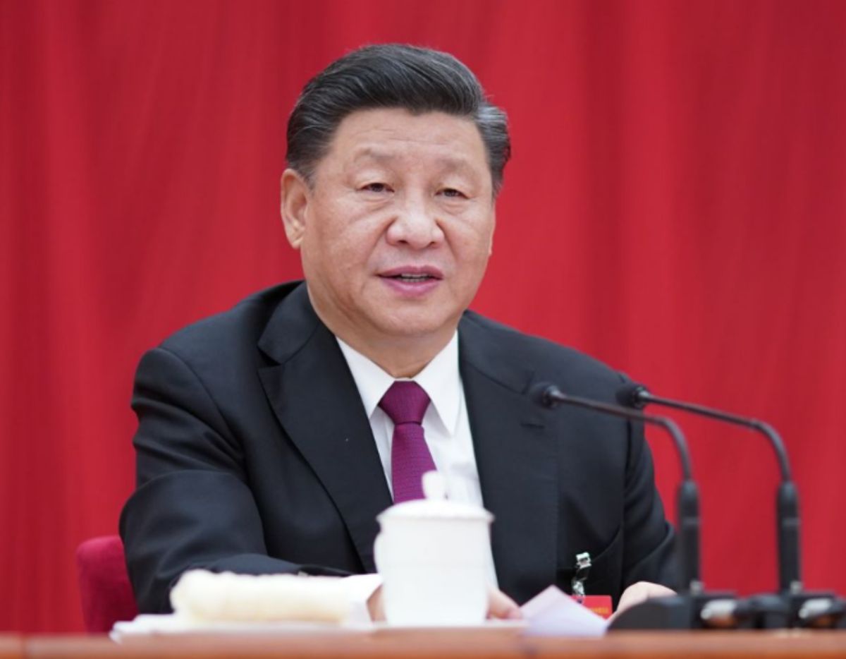 ▲大陸官媒《新華社》昨天（ 5 日）發布四中全會決定全文。圖為大陸國家主席習近平。（圖／翻攝自新華社推特）