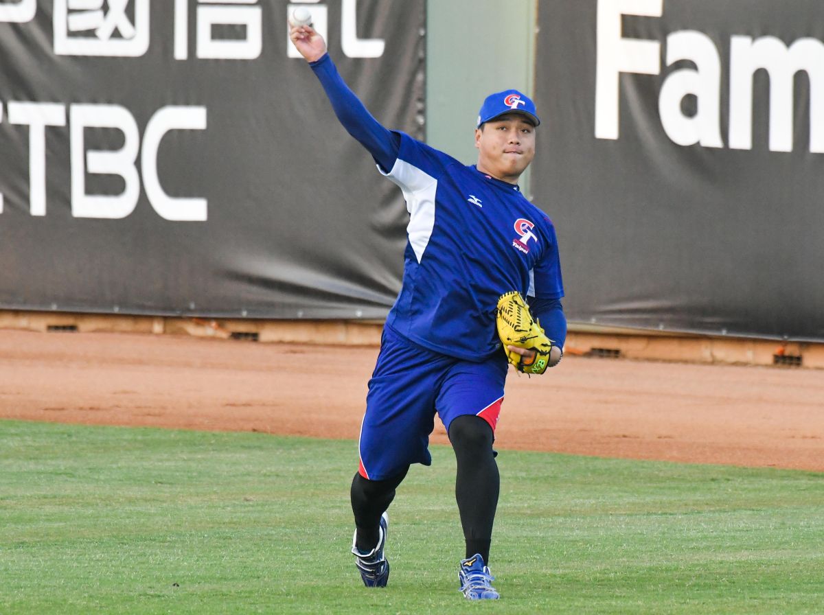 ▲世界棒球12強中華隊投手廖乙忠。（圖／記者葉政勳攝 , 2019.11.06）