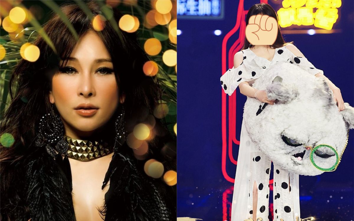 ▲温嵐登上大陸歌唱節目，面相引起網友議論。（圖／翻攝臉書、微博）