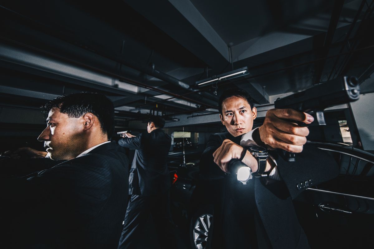 ▲國安局今（7）日舉行第十五任正副總統選舉安維編組結訓典禮。（圖／國安局提供）