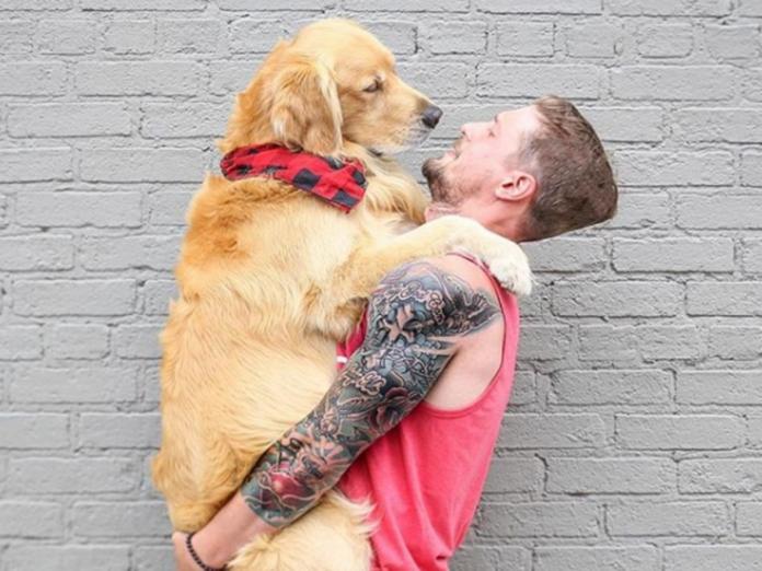 國外一隻黃金獵犬跟主人感情超好。（圖／instagram＠hdbrosriley）