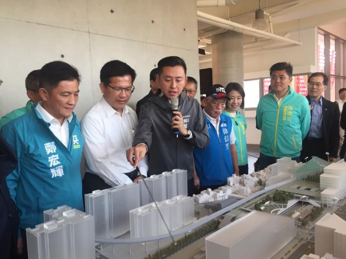 視察竹市交通建設　承諾全力支持大車站計畫
