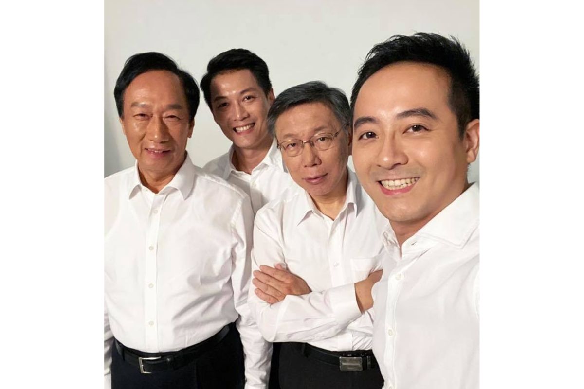 新北市土城、三峽選區立委參選人李縉穎 (右一)。( 圖 / 翻攝李縉穎臉書 )