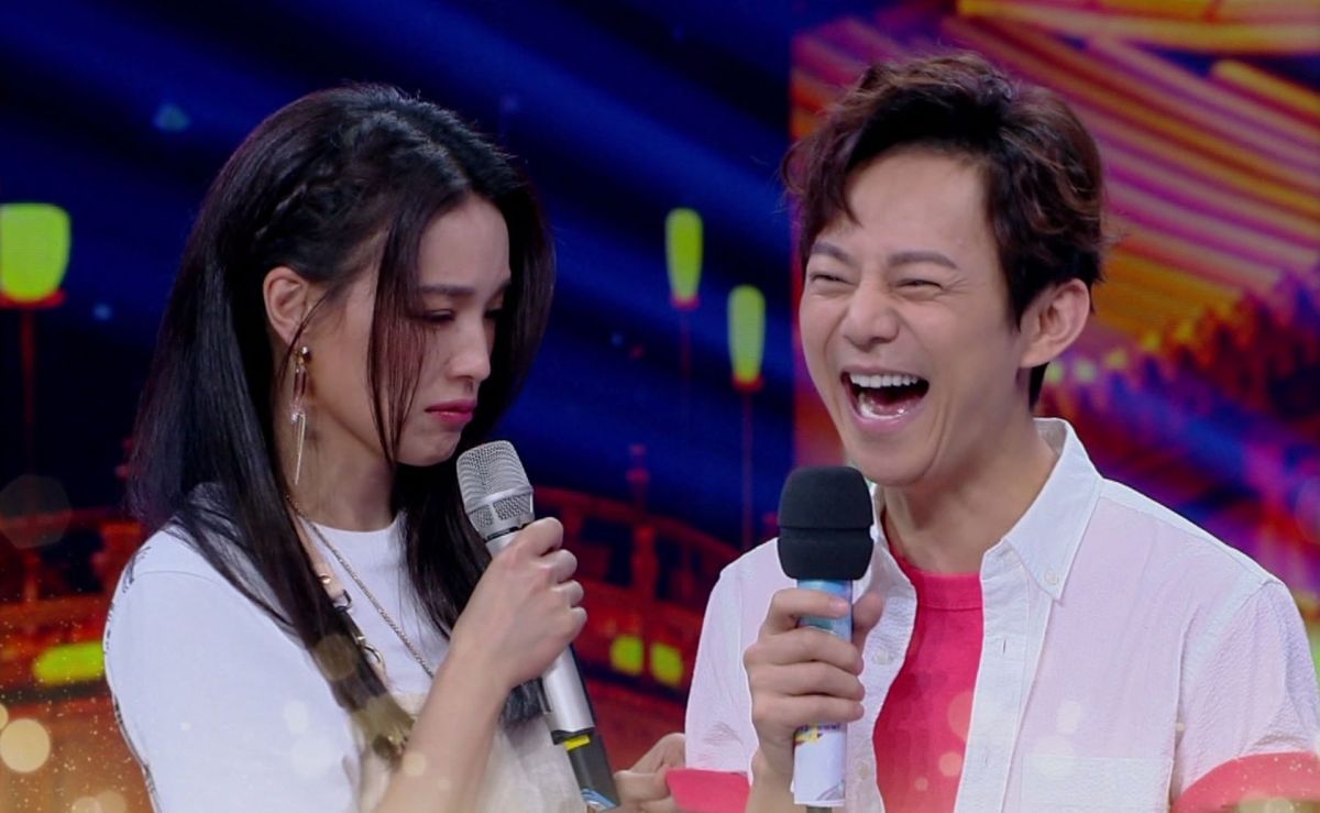 ▲舒淇對何炅撒嬌成功。（圖／中天）