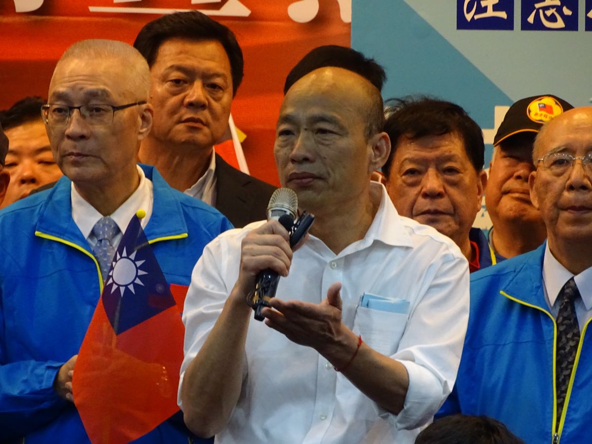 ▲韓國瑜談副手人選，他開玩笑說，一定不會是禿頭。（圖／Nownews資料照）