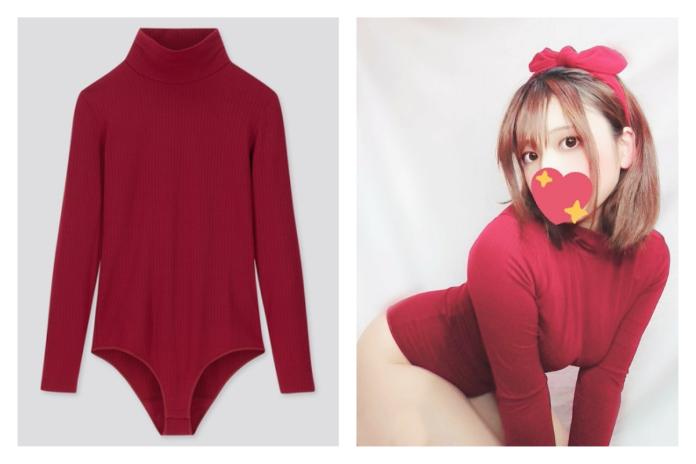 ▲日本 Uniqlo 推出的新款保暖衣，特殊的下身「深 V 高衩」設計，引發網友討論。（圖／翻攝自日本 Uniqlo 網站，@Nerun0302 的推特）