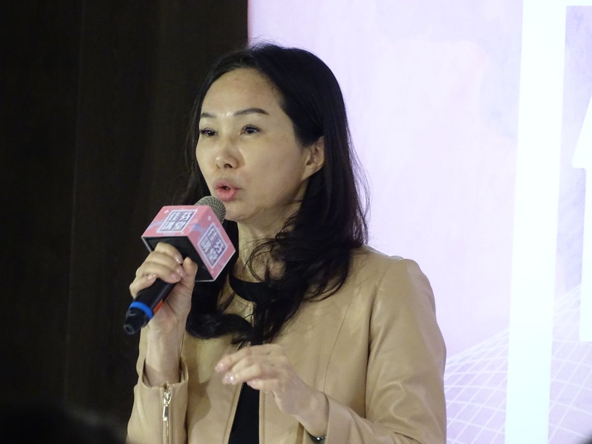 李佳芬出訪回國臨時取消輔選行程，外界認為跟黃國昌踢爆她家族涉用職權牟利有關。（圖／記者呂炯昌攝, 2019.11.9）