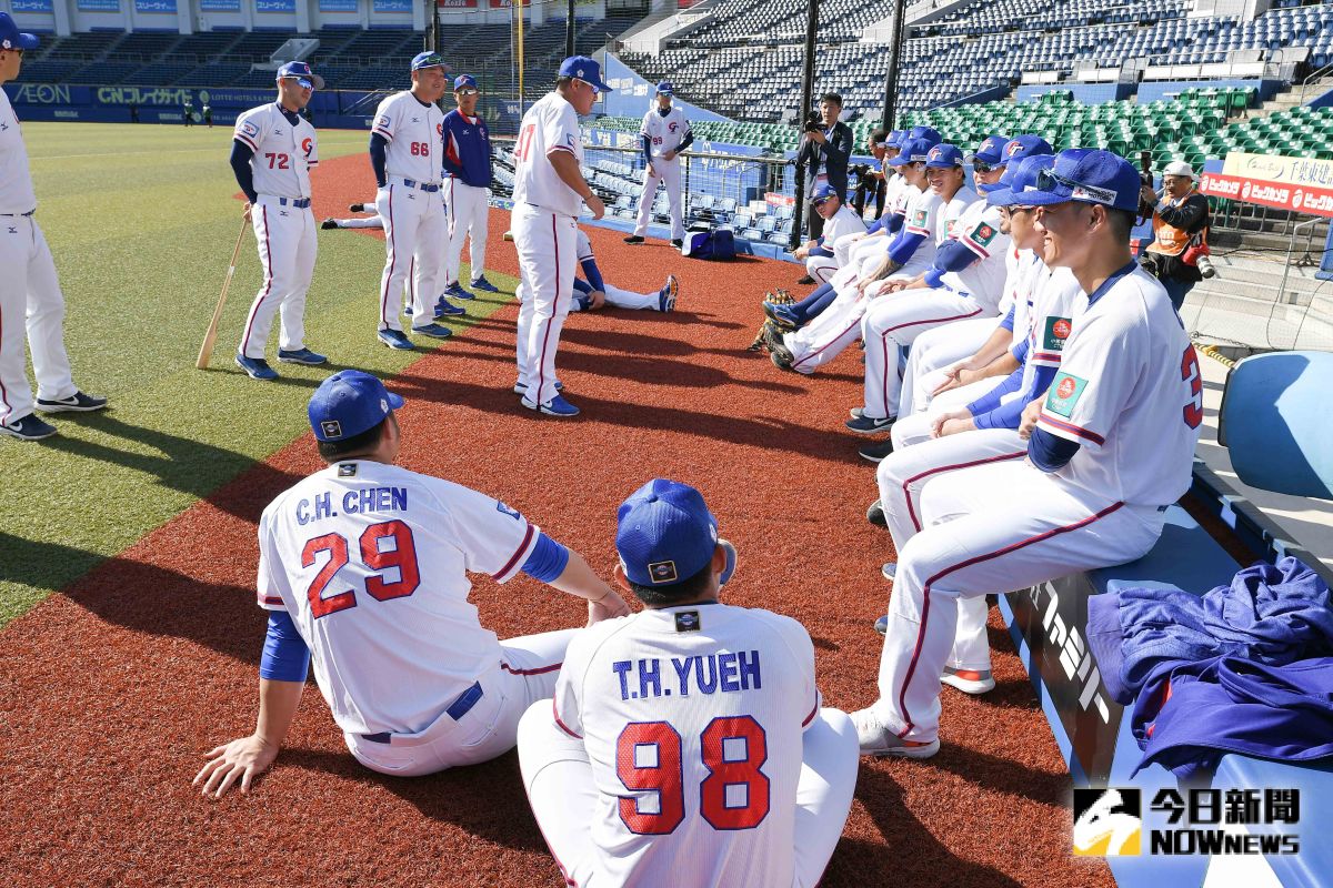 ▲世界棒球12強，中華隊複賽在千葉海洋球場，官方練習日進行練習。（圖／記者葉政勳攝 , 2019.11.10）