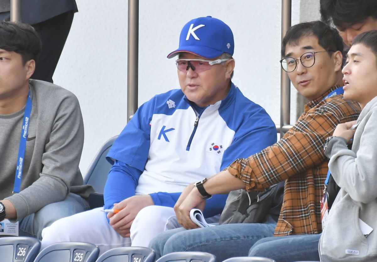 韓國隊總教練金卿文（圖／記者葉政勳攝 , 2019.11.10）