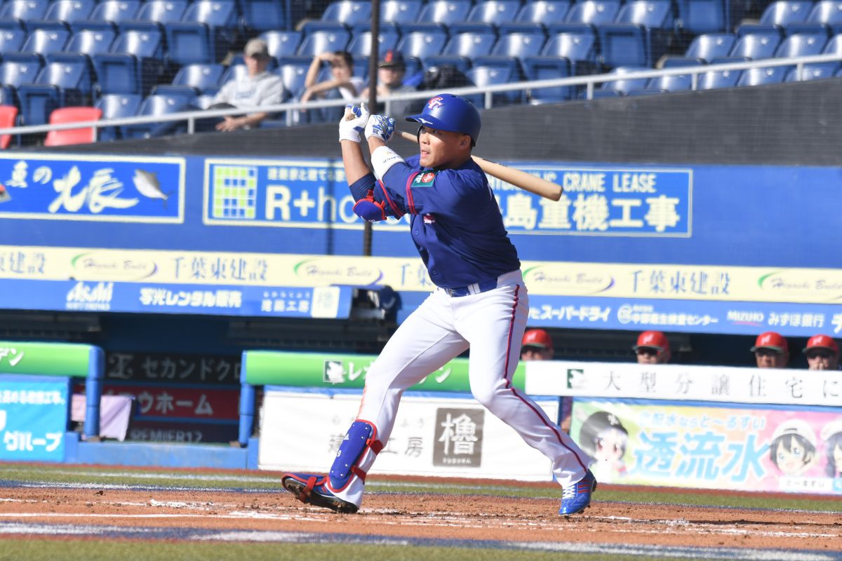 ▲世界棒球12強，中華隊外野手王柏融。（圖／記者葉政勳攝 , 2019.11.11）