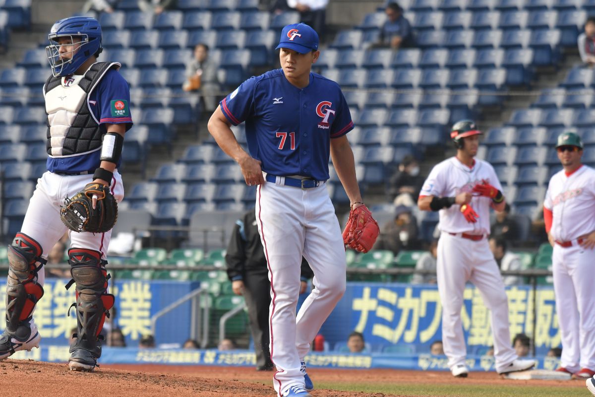 ▲世界棒球12強，中華隊江少慶。（圖／記者葉政勳攝 , 2019.11.11）