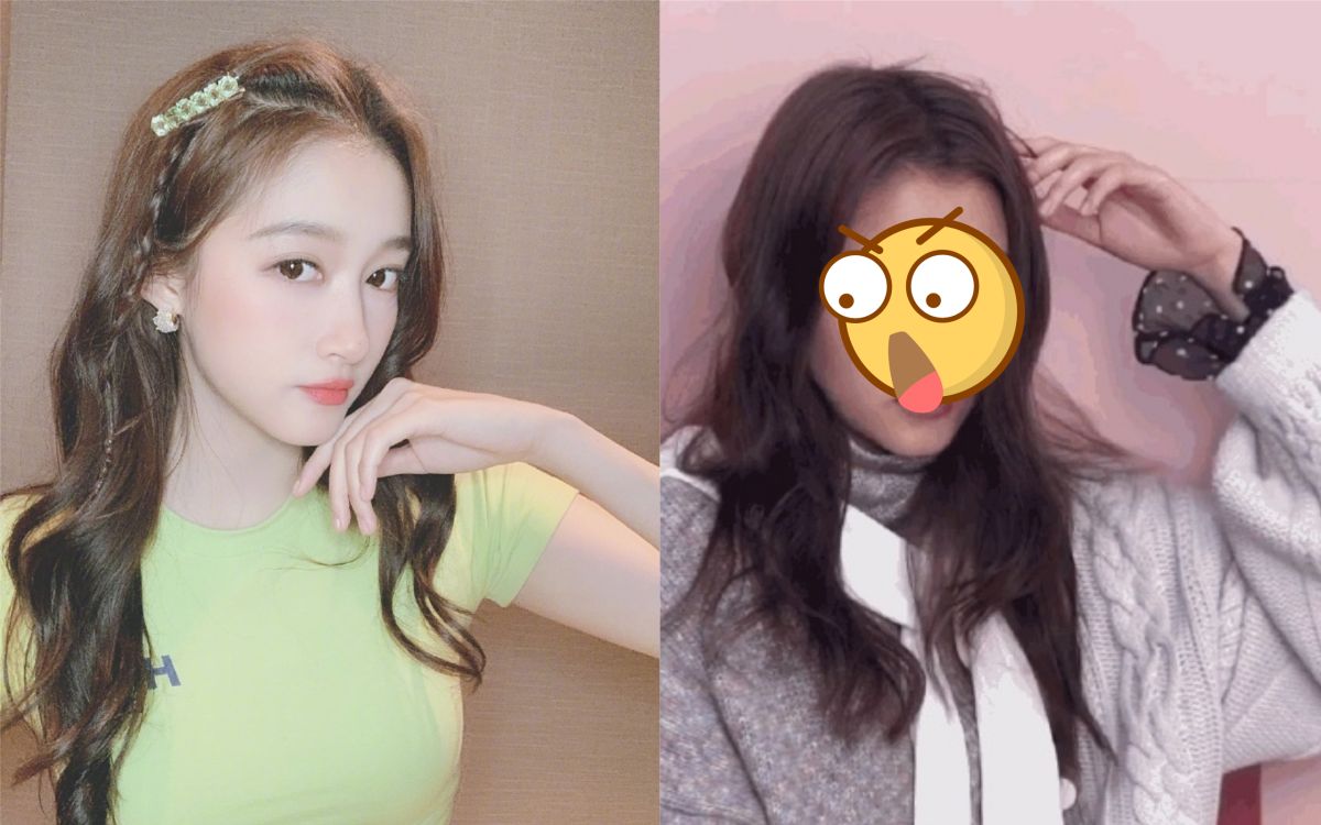 ▲鹿晗女友關曉彤素顏照曝光。（圖／翻攝微博）