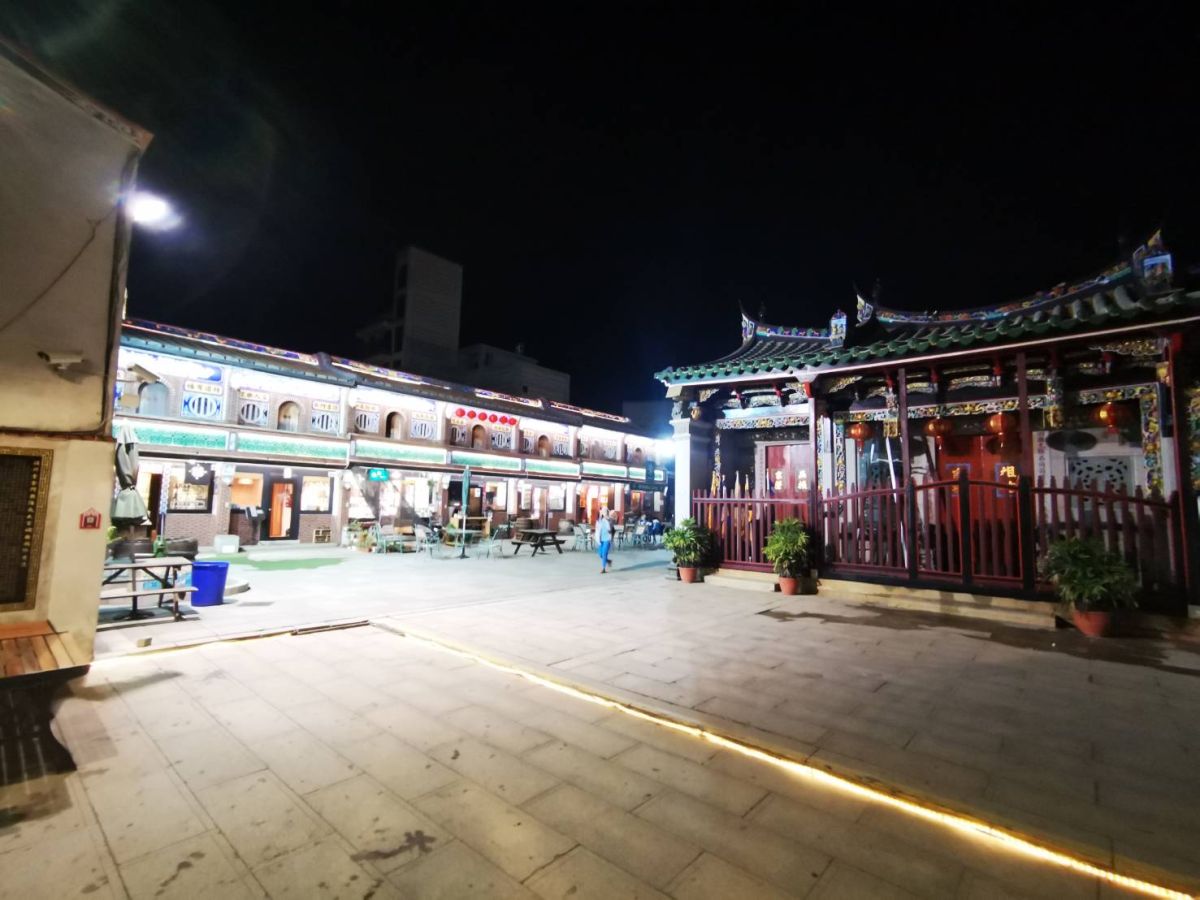 ▲後浦十六藝文特區明晚轉播世錦棒球賽，金門縣政府號召鄉親一起為中華隊加油。（圖／蔡若喬攝, 2019.11.11）