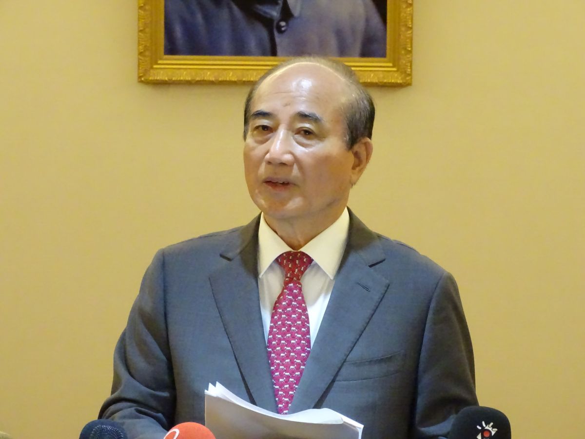 ▲前立法院長王金平12日宣布不選2020總統。（圖／記者呂炯昌攝, 2019.11.12）