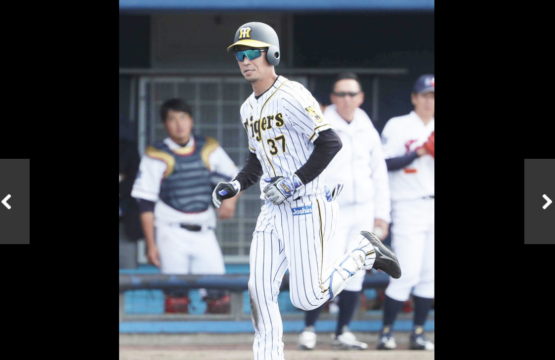 ▲阪神虎隊內野手森越祐人在戰力外測試會敲出生涯首轟。（圖／截自日本雅虎）