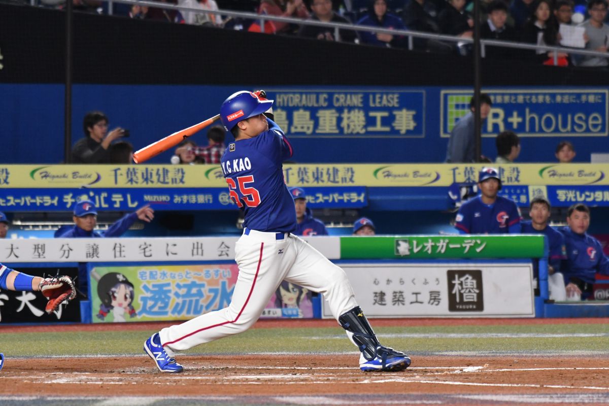 世界棒球12強，中華隊捕手高宇杰。（圖／記者葉政勳攝 ）